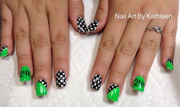 racing nail arts