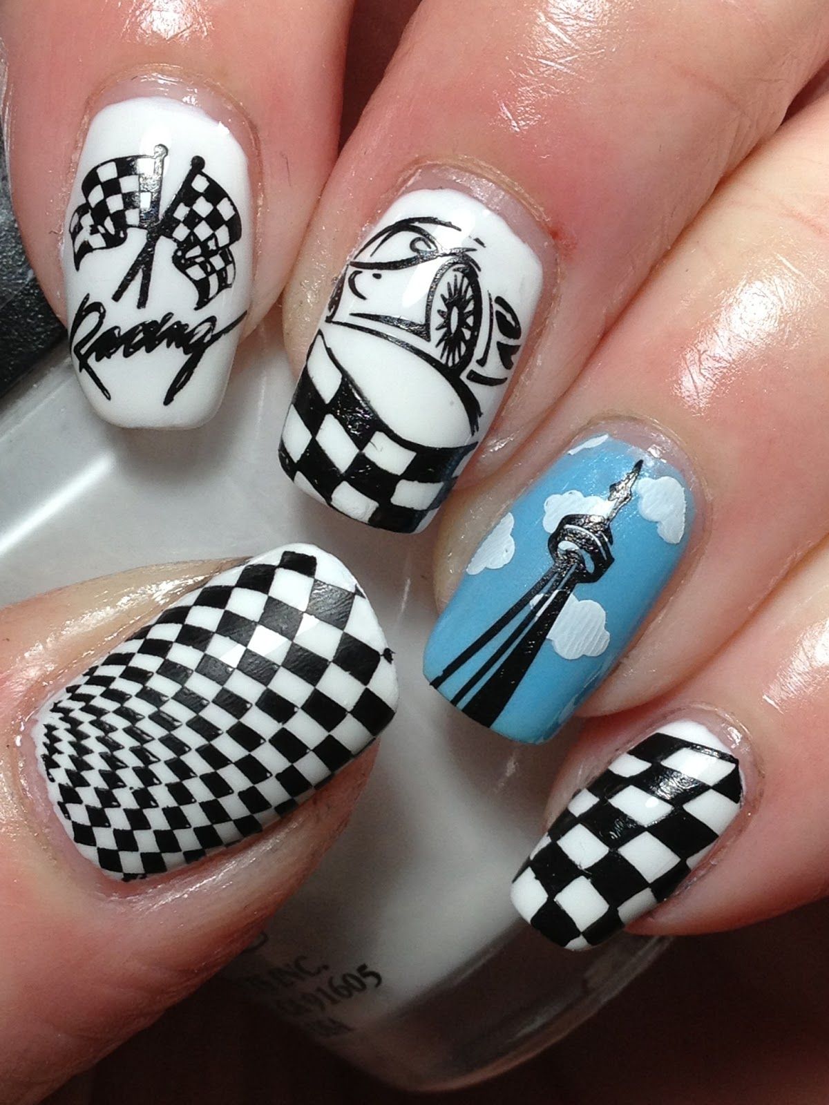 racing nail arts