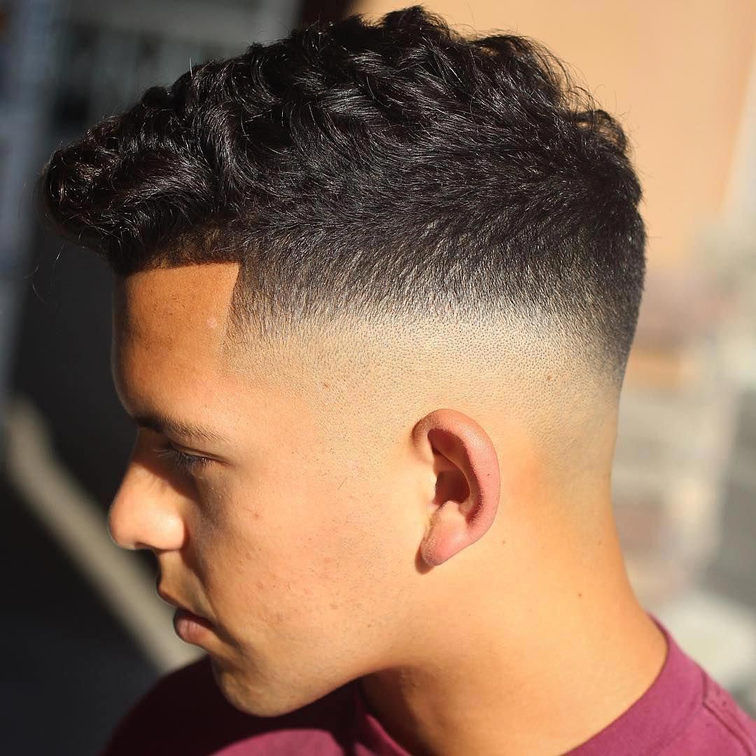 Mid Bald fade